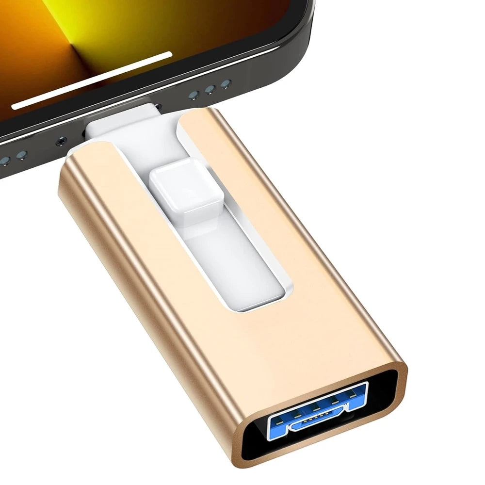 new For 512GB Usb Flash Drive 128GB 256GB 2TB 1TB Metal Otg USB Disk Computer Flash Drive High speed waterproof