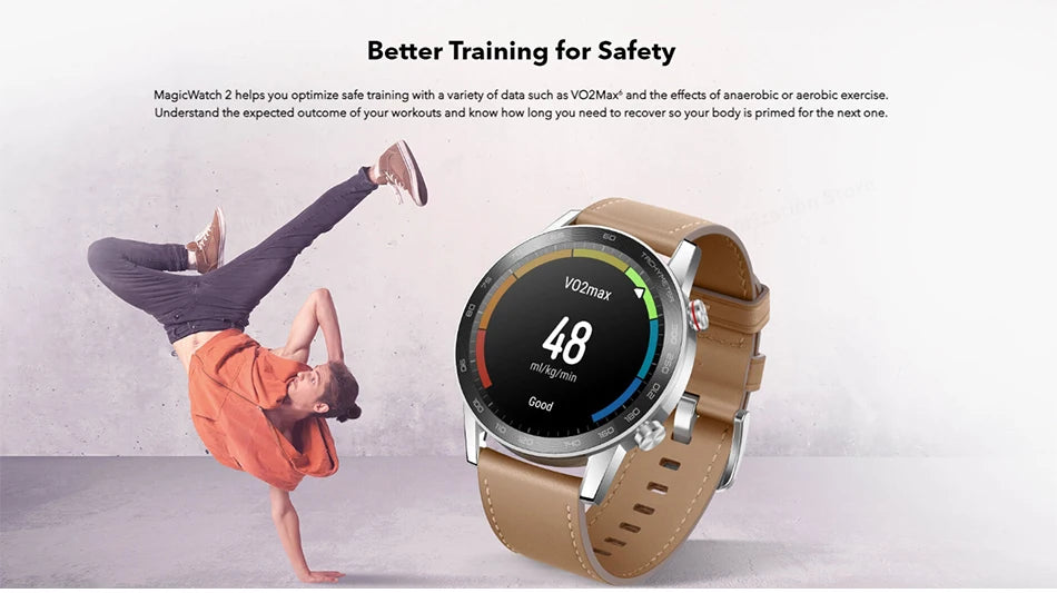 HONOR MagicWatch 2 Smartwatch 46mm Bluetooth Calling Smart Watch 14 Days Battery Life Phone Call Heart Rate GPS