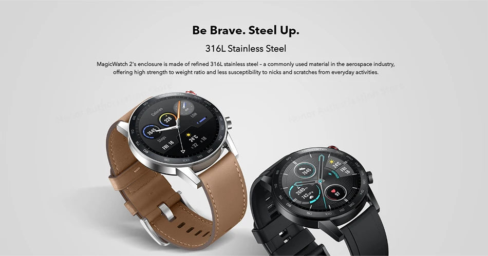 HONOR MagicWatch 2 Smartwatch 46mm Bluetooth Calling Smart Watch 14 Days Battery Life Phone Call Heart Rate GPS