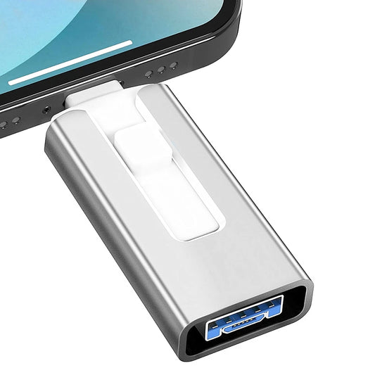 new For 512GB Usb Flash Drive 128GB 256GB 2TB 1TB Metal Otg USB Disk Computer Flash Drive High speed waterproof